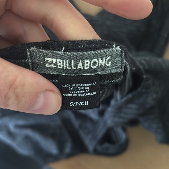 Billabong Striped Long Sleeve Wrap Romper - Size Small - Picture 6 of 7